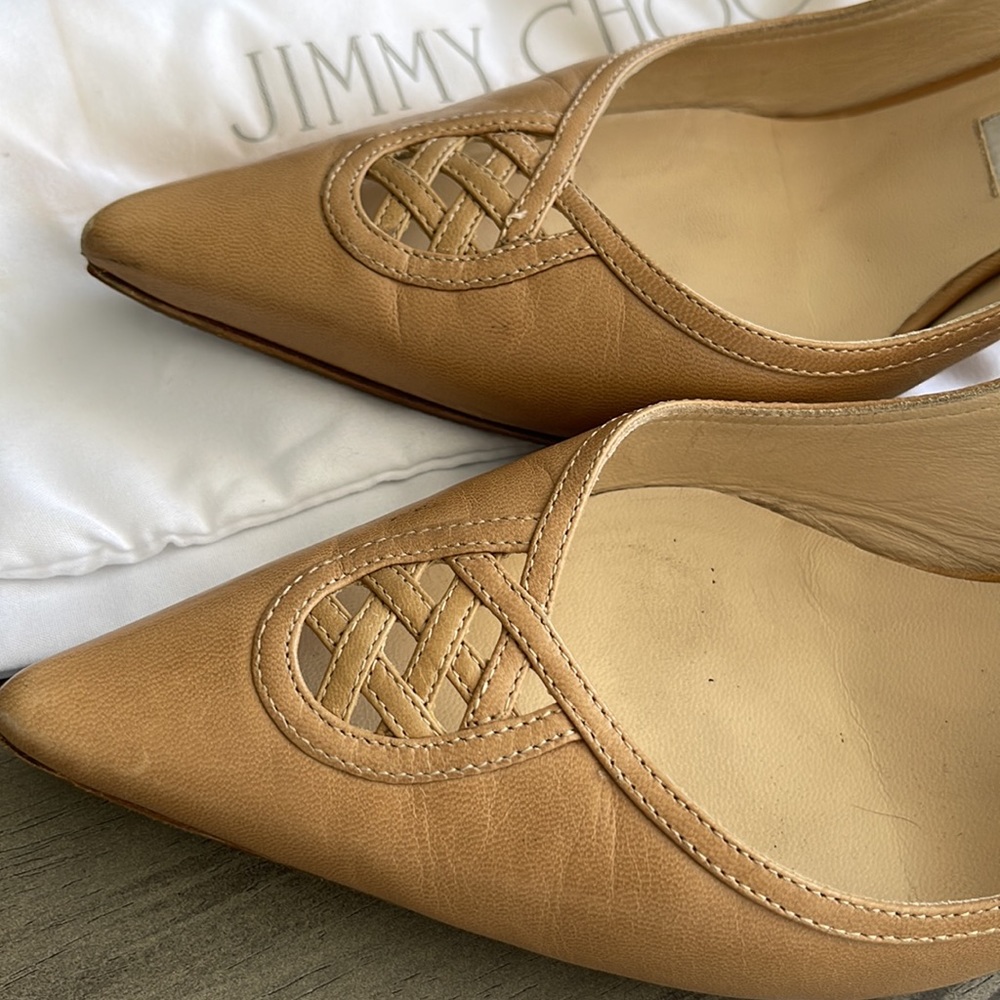 Jimmy Choo Tan Heels - Picture 3 of 9